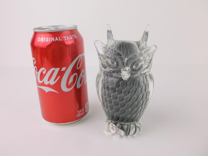 Stunning V Nason & C Murano Glass Owl Paperweight (1 of 4)