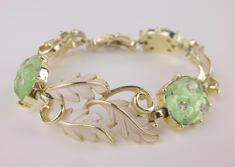 Gorgeous Antique Emmons Rhinestone Bracelet 7.5" (1 of 2)