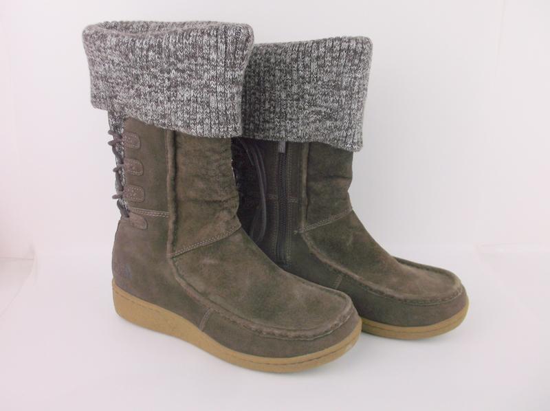 Gorgeous North Face Womens Leather Boots 6.5: excellent condition