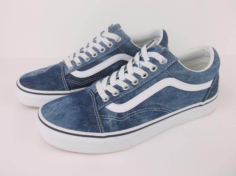Stunning Womens Denim Vans Sneakers Shoes 8.5 (1 of 5)