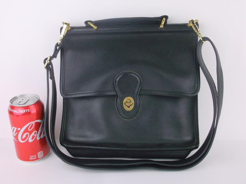 Stunning Vintage Coach Leather Saddlebag Crossbody Bag (1 of 6)