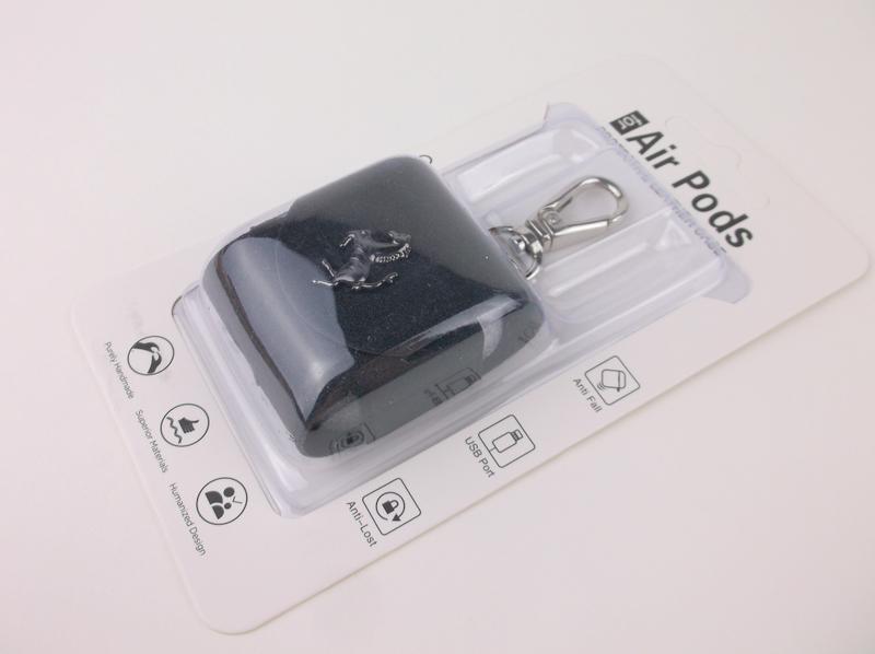 New Black Leather Air Pods Horse Case (1 of 2)