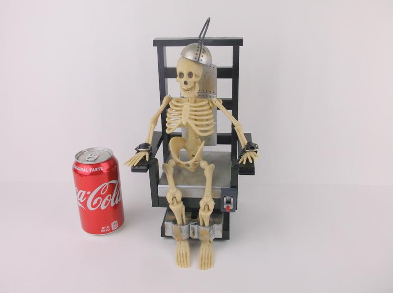 Battery Op Shaking Talking Skeleton In Electric Chair (1 of 7)