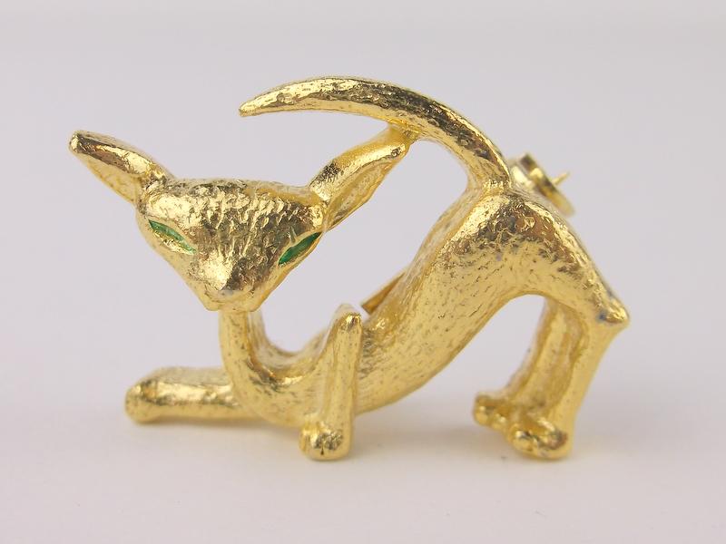 Mint Antique 1960s Siamese Cat Brooch: Mint Condition, In Like New Condition, Perfect