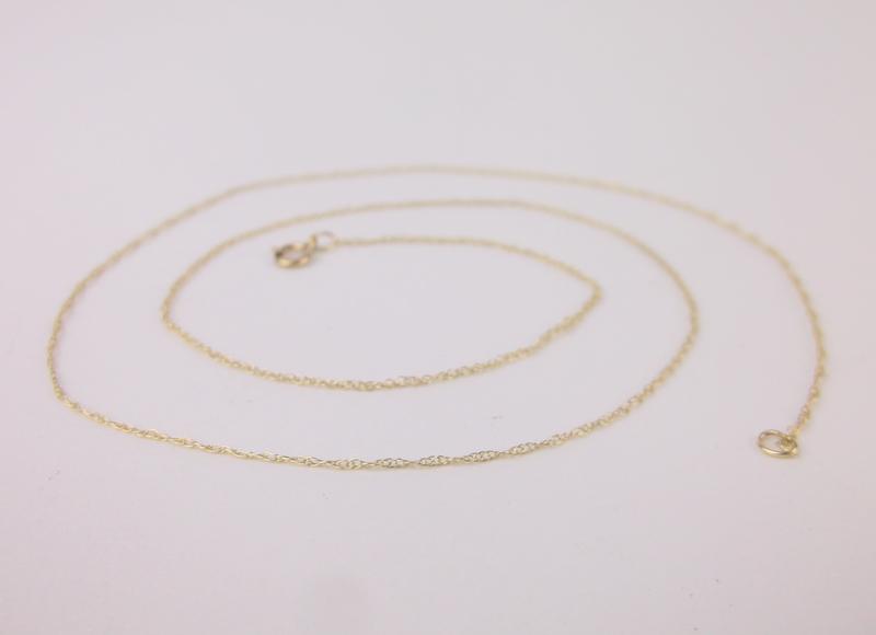 Stunning 10kt Gold Chain Necklace 16.5" (1 of 2)