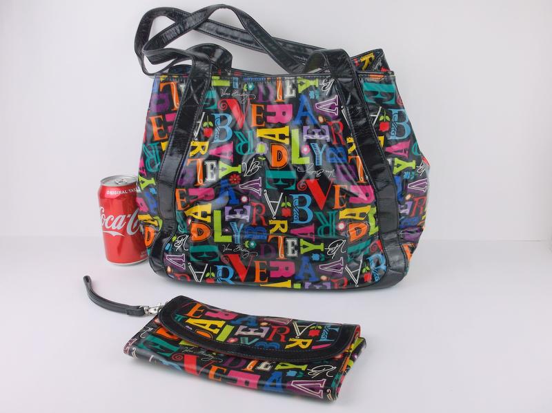 Gorgeous Large Vera Bradley Handbag Wallet Set (1 of 7)