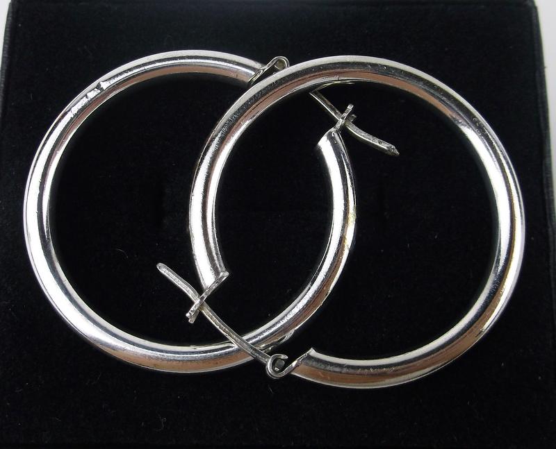 Stunning Sterling Silver Hoop Earrings (1 of 1)