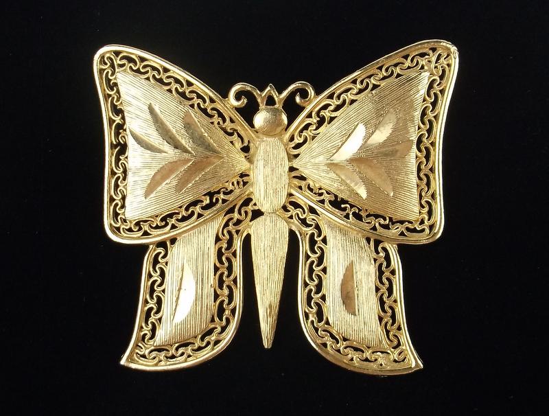 Stunning Vintage Large Butterfly Brooch (1 of 1)