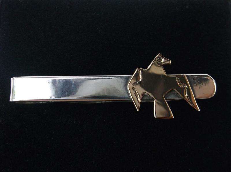 Stunning Vicky Sterling 18kt Gold Dove Tie Bar (1 of 4)