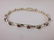 Stunning Sterling Silver Garnet Tennis Bracelet 8" - 2