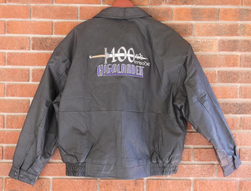 RARE Highlander 100th Episode Leather Jacket L Mens (1 of 13)