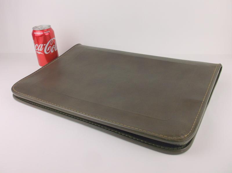 Stunning Huge Antique Renwick Leather Portfolio Canada: excellent condition