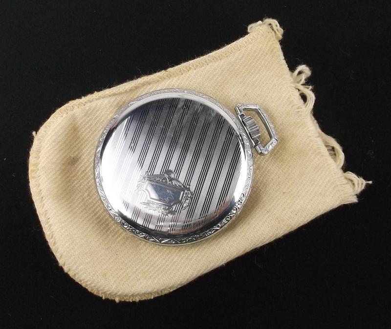New Old Stock 1930s Pocket Watch Case: A New Old Stock 1930s Pocket Watch Case, Antique, In New Old Stock Condition, from a Watch Store inventory that closed in the 1950s.