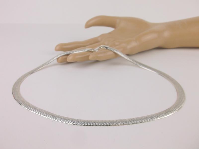 Stunning Heavy Thick Sterling Silver Chain Necklace 18" (1 of 4)