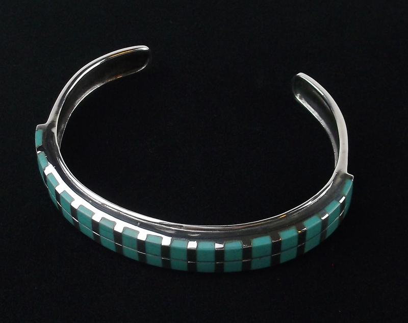 Stunning Sterling Silver Turquoise Cuff Bracelet (1 of 4)