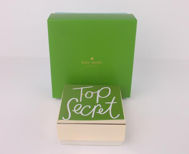 New Kate Spade Lenox Top Secret Box All That Glistens (1 of 5)