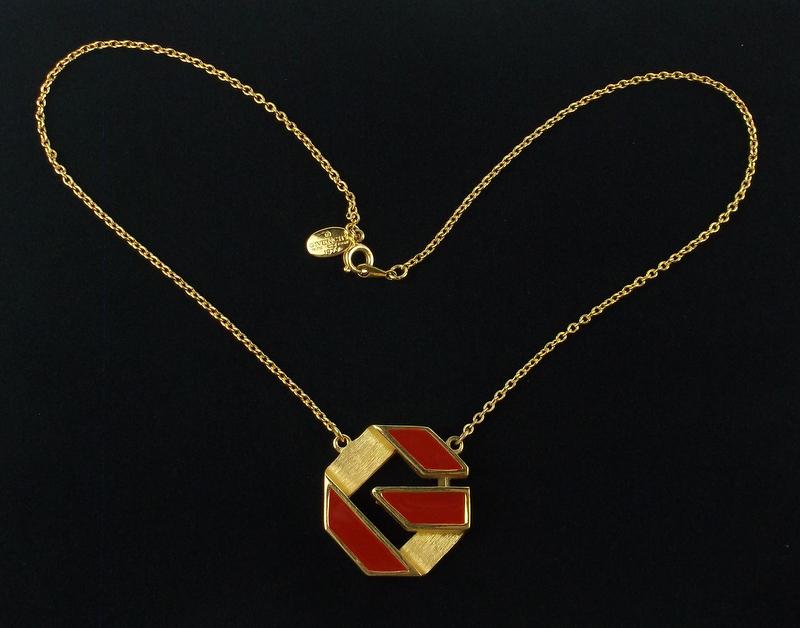 Mint Vintage Runway Givenchy Necklace 16" (1 of 3)