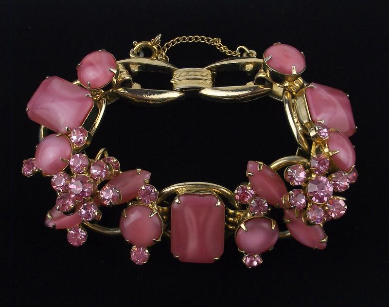 Mint 1950s Elegant Rhinestone Bracelet 7" Juliana? (1 of 3)