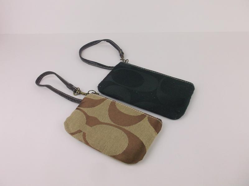 2 Coach Clutch Wallets Leather Canvas (1 of 2)