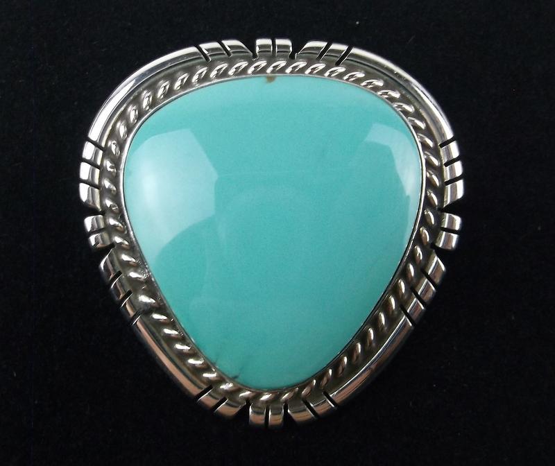 Navajo Dave Skeets Sterling Royston Turquoise Ring 8.5 (1 of 3)