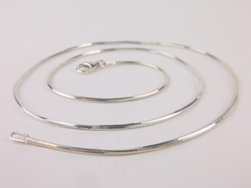 Stunning Sterling Silver Thick Chain Necklace 20" (1 of 1)