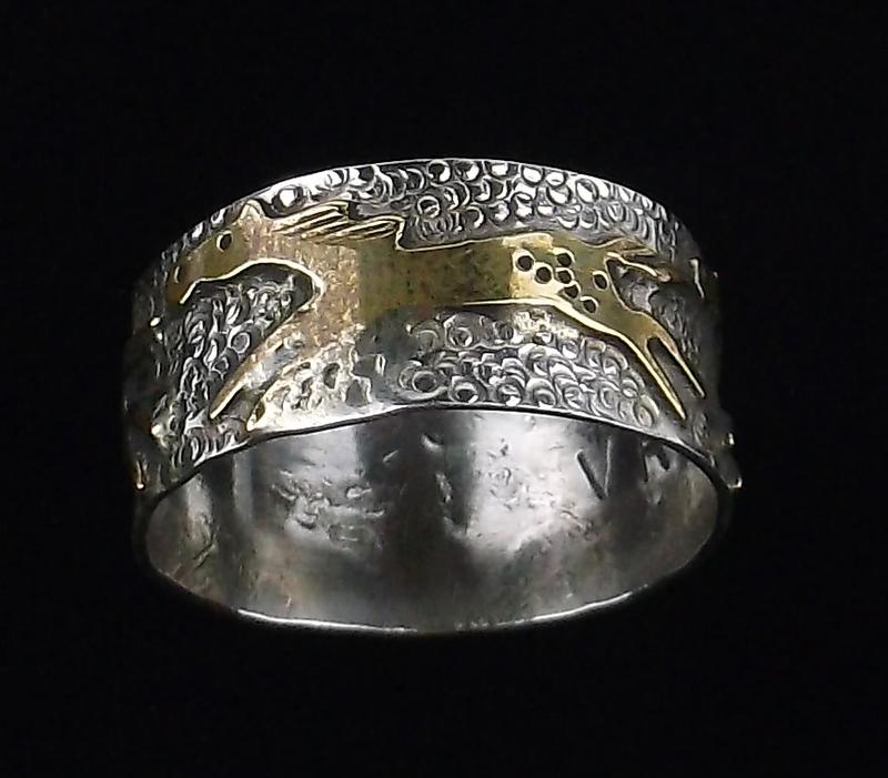Navajo Virgil Reeder Sterling Silver Horse Ring 11 (1 of 3)