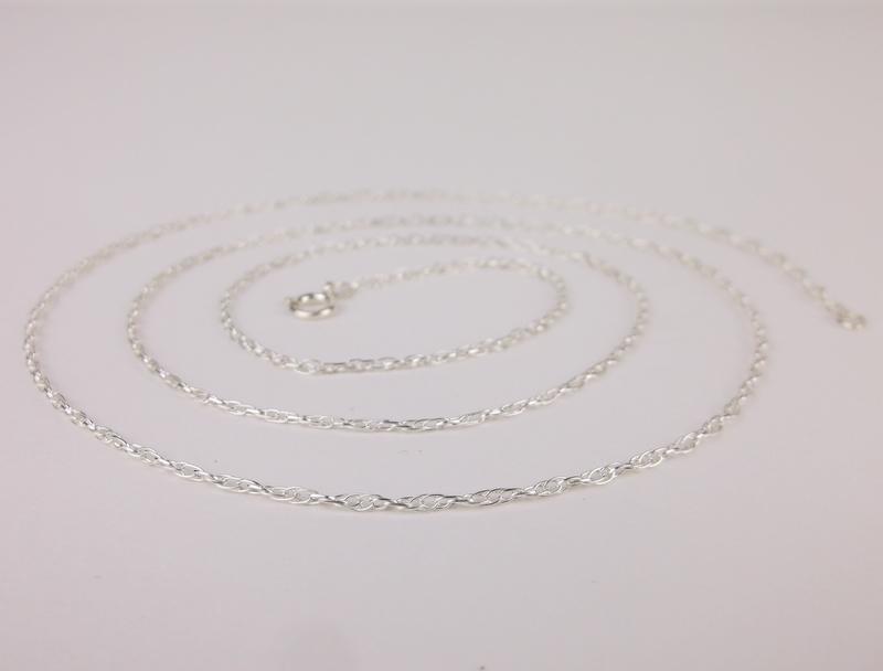 New Sterling Silver Chain Necklace 26" (1 of 1)