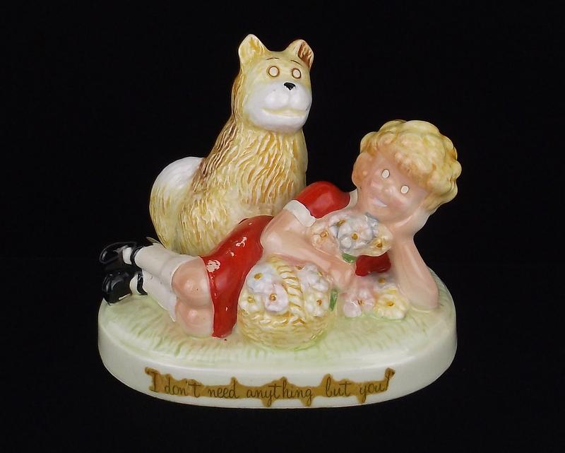 Stunning Vintage Little Orphan Annie Sandy Ceramic (1 of 4)