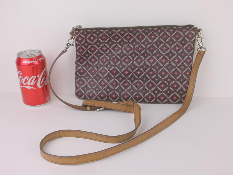 Stunning Fossil Leather Crossbody Handbag Purse (1 of 4)