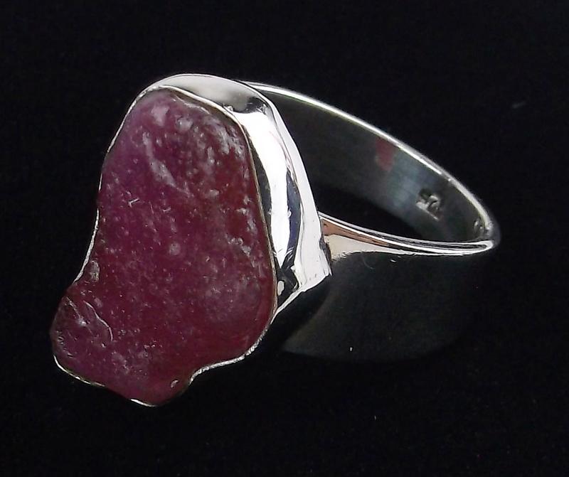 New Thick Sterling Silver Druzy Ring Size 7 (1 of 3)