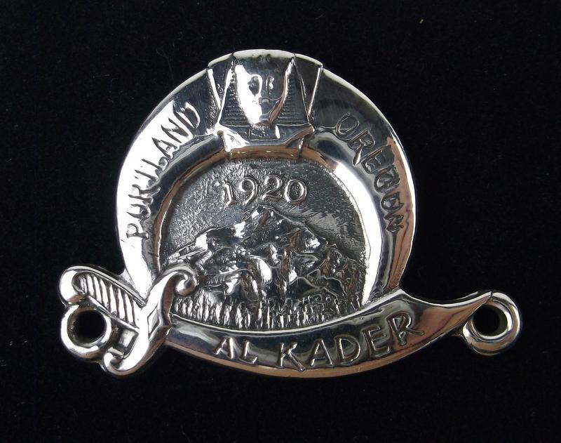 Mint 1920 Portland Oregon Sterling Shriners Medal (1 of 4)