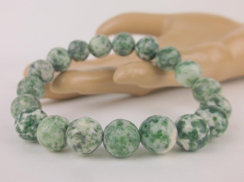 New Healing Genuine Green Jasper Bracelet 10mm (1 of 1)
