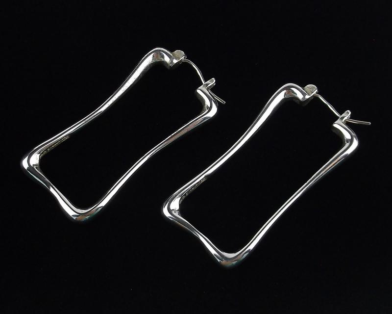 New Robert Lee Morris Sterling Silver Drop Earrings (1 of 2)