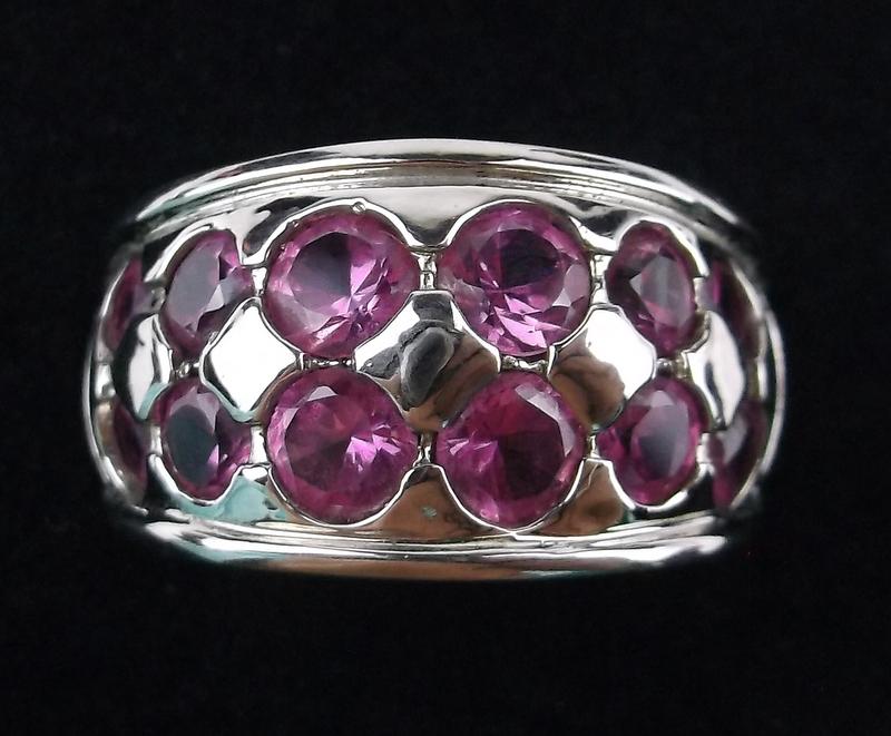 New Boxed Sterling Silver Ruby Ring 6.25 (1 of 3)