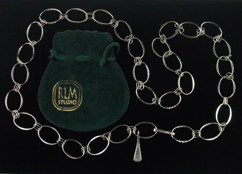 Mint Robert Lee Morris Sterling Silver Necklace 34" (1 of 3)