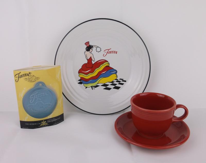 Mint Fiesta Ware Plate Ornament Cup Etc Lot (1 of 7)