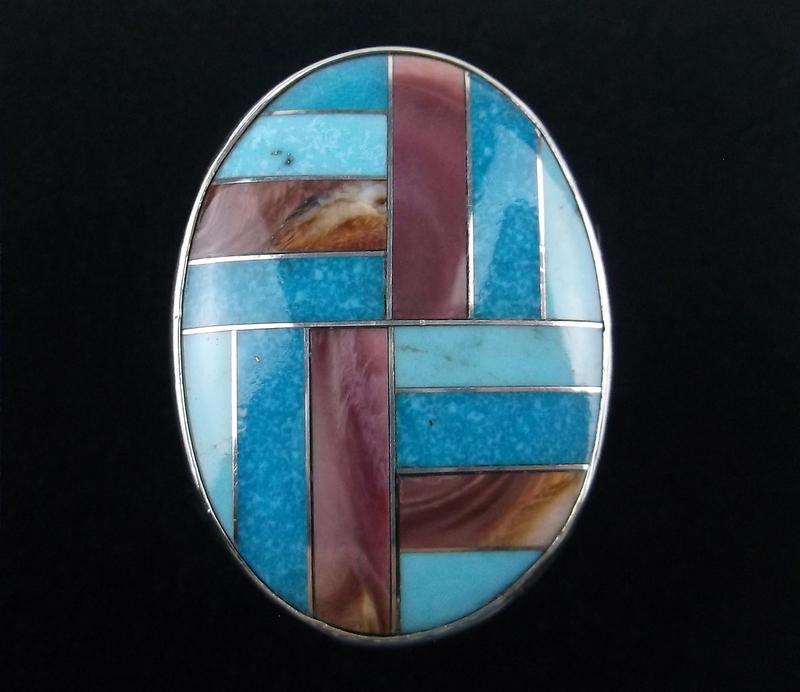 New Boxed Desert Rose Sterling Turquoise Ring 7 BIG (1 of 4)