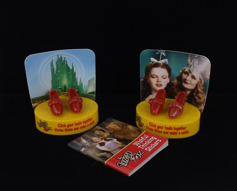 2 New Wizard of OZ Ruby Red Slippers Paperweights (1 of 2)