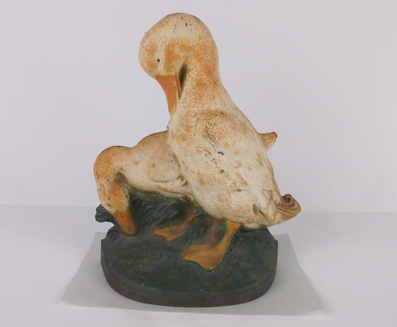 Antique #291 Hubley Toy Co Cast Iron Duck Doorstop (1 of 8)