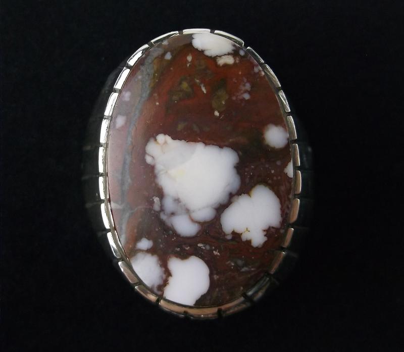 Large Navajo Ray Jack Sterling Wild Horse Ring 10.5 (1 of 5)