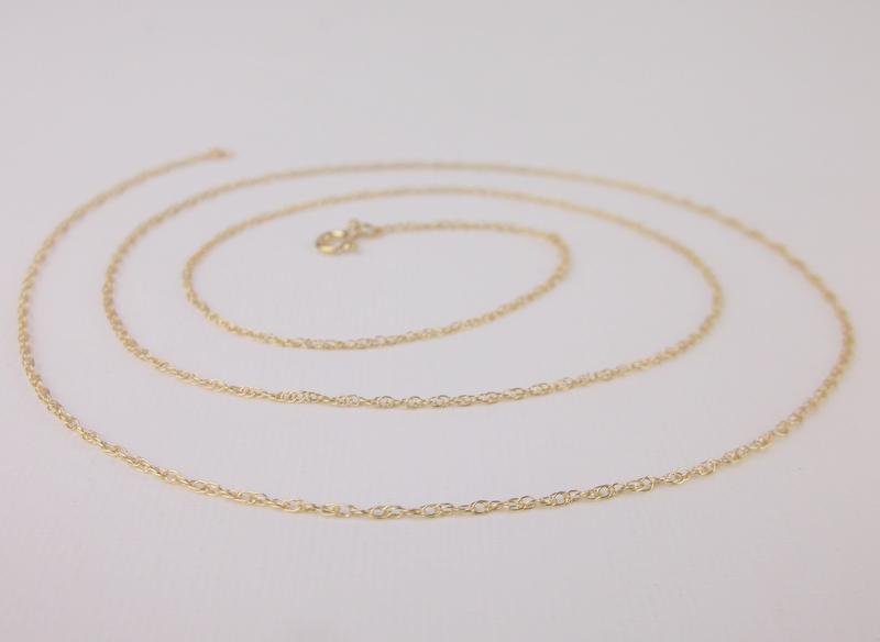 New 10kt Gold Chain Necklace 20 Inch Length (1 of 2)