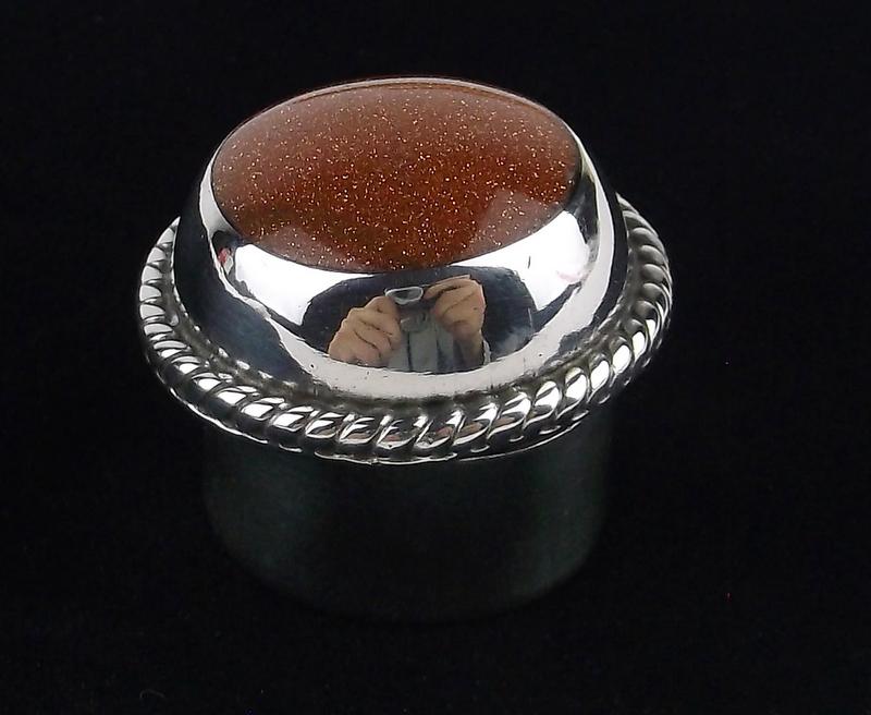 Mint Heavy Taxco Sterling Pill Box Thick TR18 Vintage: Guaranteed Solid 925 Sterling Silver, in Excellent Condition