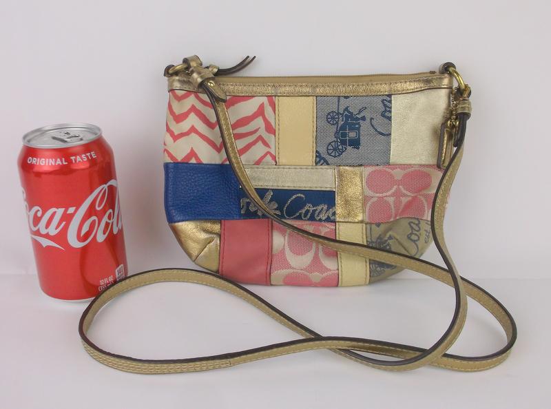 Small Leather Coach Crossbody Handbag (1 of 7)