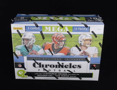 2020 Chronicles Football Mega Box Justin Herbert Auto?: b All Trading Card packs and boxes are Sealed, Unsearched, and guaranteed authentic brand new products.