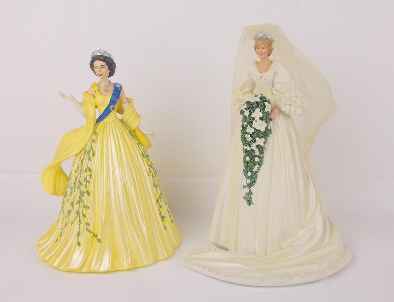 Mint Hamilton Coll Princess Diana Queen Elizabeth: Mint Condition, In Like New Condition, Perfect
