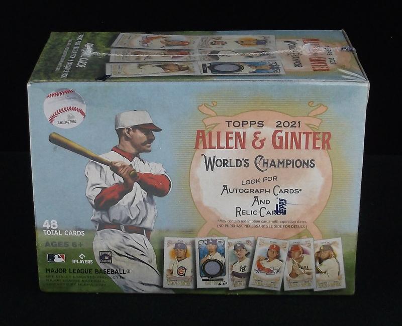2021 Topps Allen & Ginter Blaster Box RC AUTO MEM? (1 of 3)