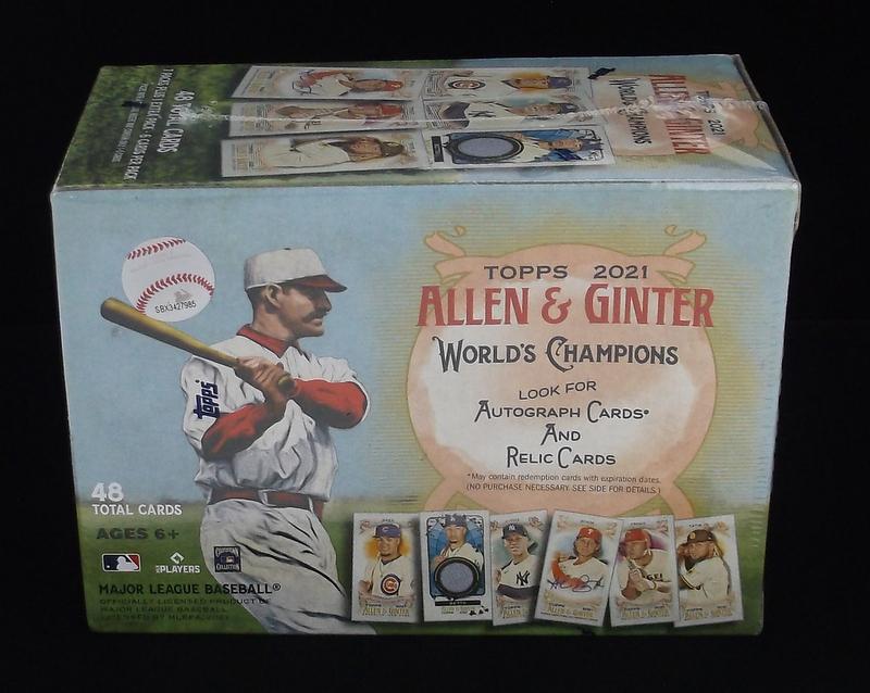 2021 Topps Allen & Ginter Blaster Box RC AUTO MEM? (1 of 3)