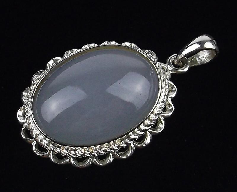 New Sterling Silver Quartz Crystal Pendant (1 of 2)