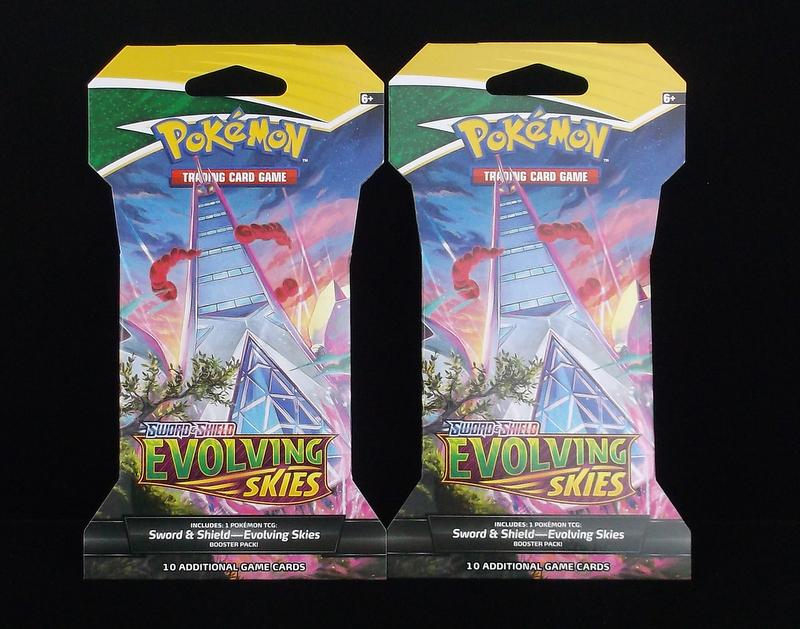 2 Packs 2021 Pokemon Evolving Skies Sword Shield (1 of 1)