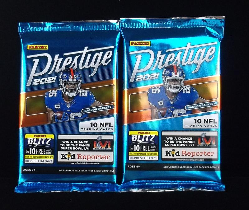 2 Packs 2021 Prestige NFL Football Packs RC Auto Drip? (1 of 2)